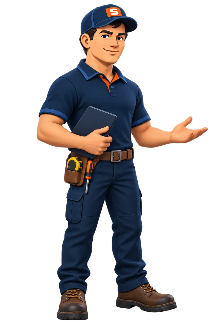 Standing SteadySales mascot